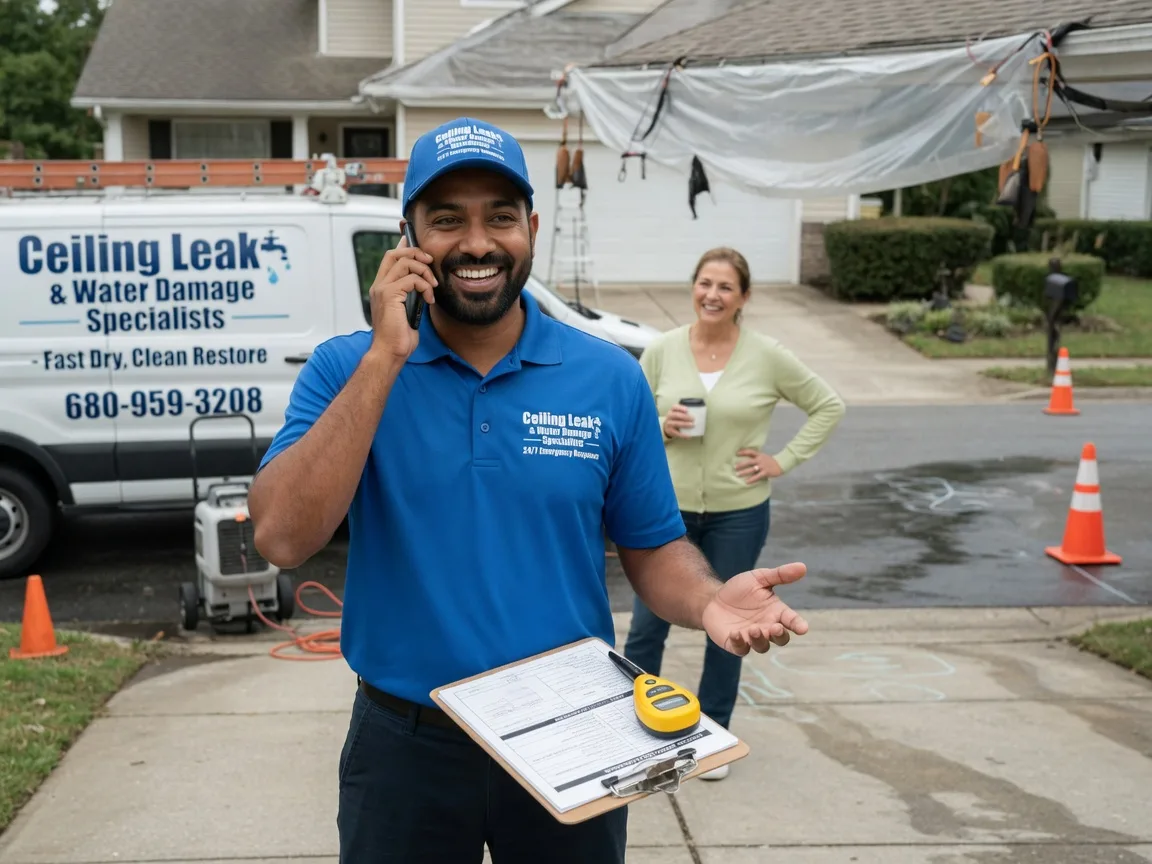 Ceiling Leak Cleanup Maryland Heights, MO FAQs